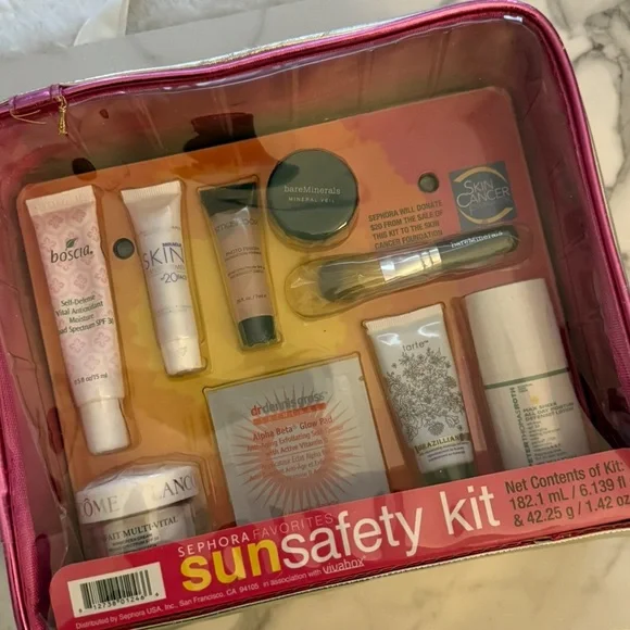 Sephora Sun Safety Kit NWT